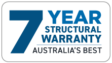 Abel 7 Year Structural Warranty - Australia's Best